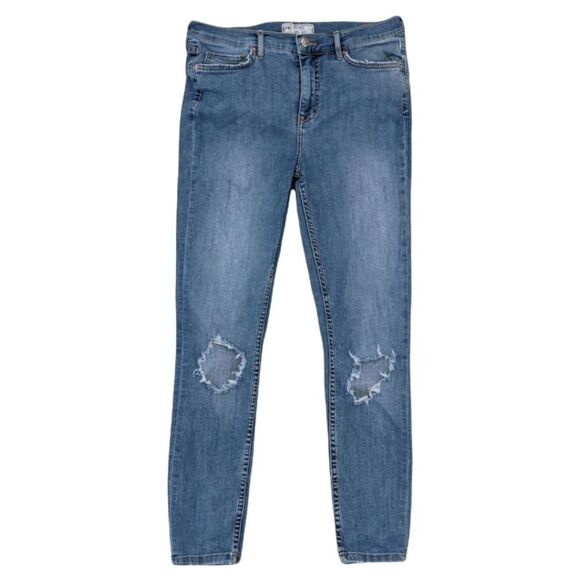 Free People Women's Distressed Knees Skinny fit Size 29 - Picture 1 of 10